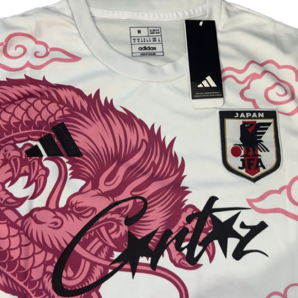 Japan x corteiz football jersey “pink”