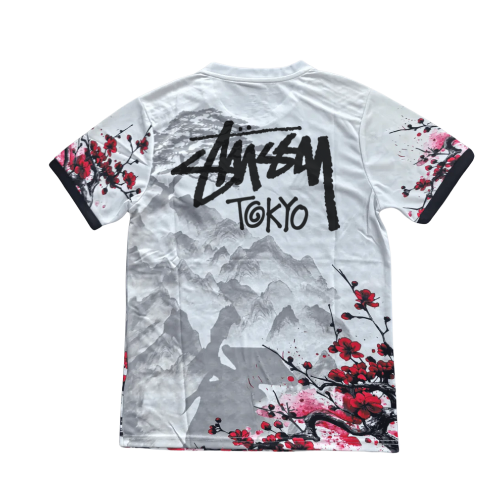 STÜSSY FOOTBALL JERSEY-Japan 'white'