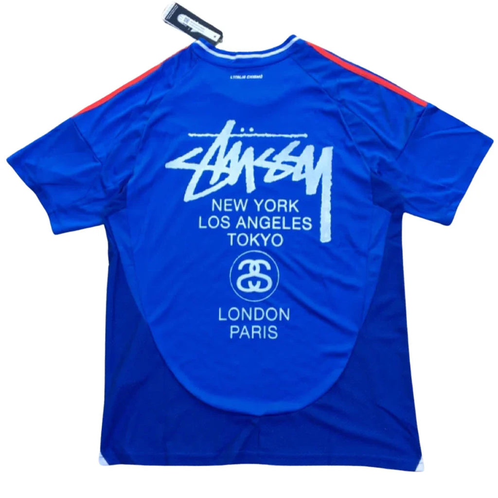 STÜSSY FOOTBALL JERSEY-Italy 'blue'